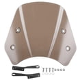 thumbnail image 1 of Universal Motorcycle Windshield Wind Deflector with Mounting Bracket for 5-7 Inch Tawny Windshields, 1 of 4