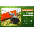 thumbnail image 5 of Floseru Gas Powe Weed Wacker, 52cc 2-Stroke Gas Weed Eater, 2 in 1 Backpack String/Grass Trimmer, 2.2KW/8500rpm High Power Brush Cutter, Multi-Functional Trimming Tool for Garden, Yard, Lawn, 5 of 11