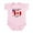 Petal Pink, variant on CafePress - Made In America With Canadian Parts Body Suit - Baby Light Bodysuit, Size Newborn - 24 Months