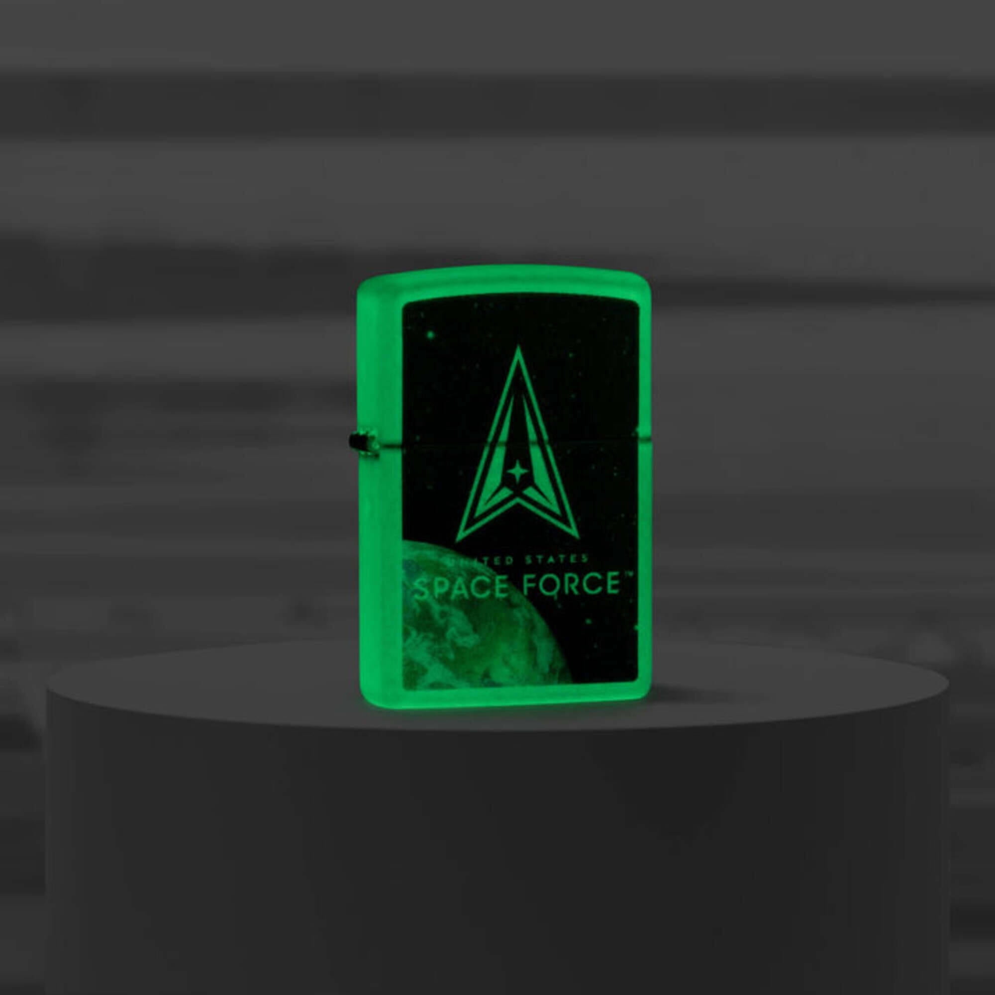 Zippo 46421 U.S. Space Force Glow In The Dark Pocket Lighter