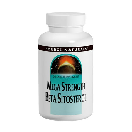 Source Naturals Beta Sitosterol 375mg Mega Strength, 60 (Best Brand Of Beta Sitosterol)