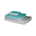 thumbnail image 2 of Teal Grey Ombre Bath Towels for Bathroom Set,Luxury Microfiber Towels Gifts for Women,Beach Kitchen Hand Hair Face Towel and Dish Washcloth,Turquoise Gradient Modern Abstract Art Towels+Set, 2 of 7