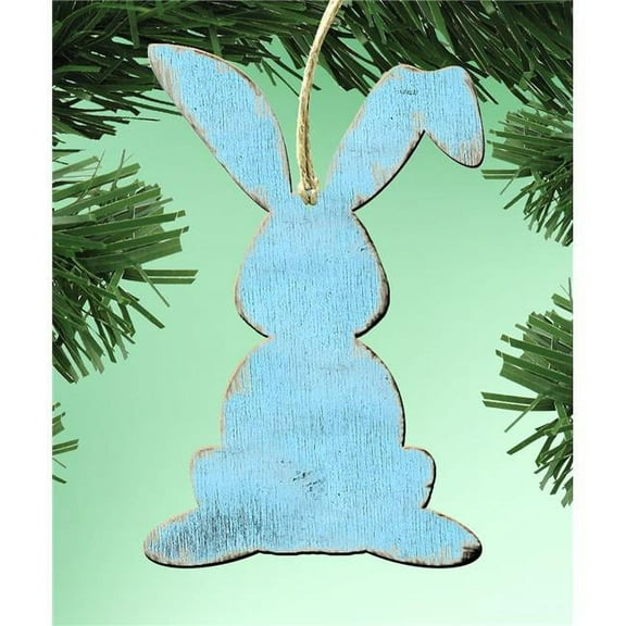 Designocracy 991343-O Bunny Wooden Ornament