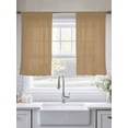 thumbnail image 5 of Pure Khaki Sheer Curtains 45 Inch Length 2 Panels Set for Living Room/Bedroom, Simple Solid Color Semi Curtain Sheers Drapes Rod Pocket Curtains Window Treatment Set 52''x45''x2, 5 of 7