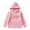 Pink, variant on Little Kid Sweatshirts with Pockets for Teen Girls Kids Hoodie Blanket Cute Teen Long Sleeve Tops Zipper Hoodie Women Jacket Zip Christmas Children's Fashion Hooded Pullover Casual Win White 3-4 Years