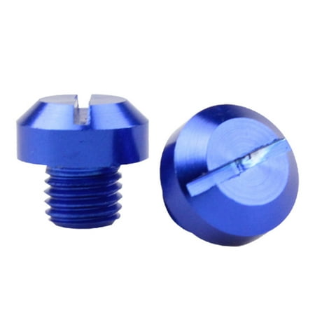 

Megawheels Mirror Hole Plugs | 2 Pcs CNC Aluminum Blanking Plugs Screws | M10x1.25 Rear View Mirror Hole Plugs Right Left Screws Rust-Proof