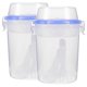 thumbnail image 5 of Oatmeal Containers With Lids Overnight Oats Jars Portable Sealed Food Container 10.2X10.2X14CM 2Pcs, 5 of 5
