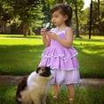 thumbnail image 3 of HAWEE Robe d'Été pour Fille en Coton à Col Licou Sans Manches, Robe Décontractée pour Filles 1-6 Ans, 3 of 7