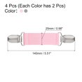thumbnail image 2 of Uxcell Dress Clips, 4 Pack Sweater Shawl Scarf Clip(Dark Gray, Pink), 2 of 6