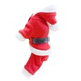thumbnail image 3 of TEHAUX Reindeer Dog Costume Santa Claus Shape Cotton Winter Outfit 1Pcs, 3 of 8