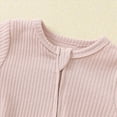 thumbnail image 6 of Gubotare Baby Romper Long Sleeve Baby Boy Girl Outfit Newborn Boys Girls Jumpsuit Infant Cute Fall Clothes 0 3 6 9 12 18 24 Months (Pink,6-9 Months), 6 of 9