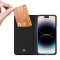 thumbnail image 2 of Dux Ducis Luxury Flip Window Card Slot Leather Case Cover for Apple iPhone 16 (Black), 2 of 8