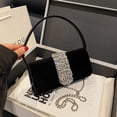 thumbnail image 2 of LHSHID Sac d'Épaule à Strass pour Soirée, Nouveau Style Rétro Polyvalent, Sac Bandoulière pour Femmes, Sac à Main de Luxe de Designer, Pochette de Soirée, 2 of 5