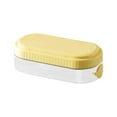 thumbnail image 2 of Molde de bloque de hielo estilo de prensa de grado alimenticio | Máquina para hacer cubitos de hielo para el hogar con tapa | Liberación con un clic | Caja de almacenamiento de plástico transparente, 2 of 3
