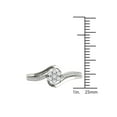 thumbnail image 4 of 1/4 Carat T.W. Diamond Cluster 10kt White Gold Engagement Ring, 4 of 5