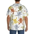 thumbnail image 5 of Haiem Cartoon Monkey Men's Casual Shirts Short Sleeve Button Down Shirts Fashion Textured Summer Beach Shirt-X-Large, 5 of 7