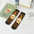 thumbnail image 7 of Pofeuu Gnomes With Honey Print 30cm Socks, Adult Running Hiking Socks for Youth and Adult, 7 of 7