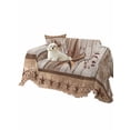 thumbnail image 2 of Vintage Texas Star Wooden Couch Cover for Dogs, Farmhouse Berry Country Washable Sofa Covers Slipcover for Pets Dogs Futon Cover, Couch Recliner Covers, Oversized Chair Slipcover 71"x91", 2 of 9