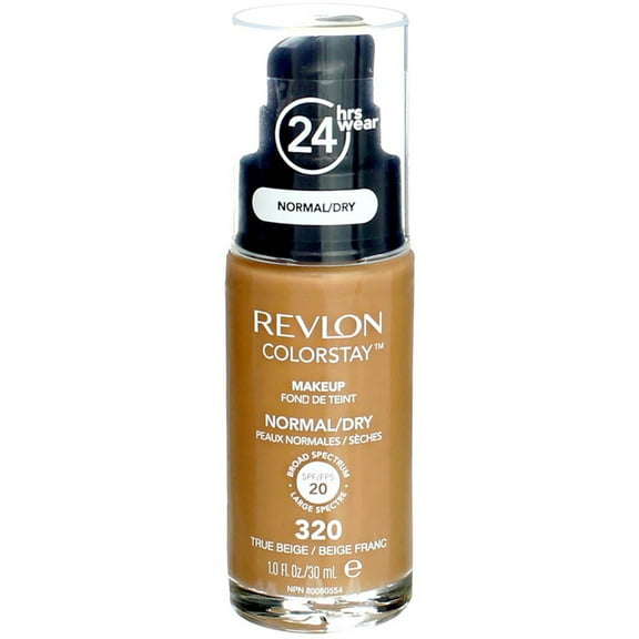 Revlon ColorStay Makeup For Normal/Dry Skin, True Beige 1 oz (Pack of 2)
