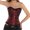 Red, variant on Grebrafan Corsets for Women Gothic Lace up Bustier Top Red XL