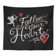 thumbnail image 1 of Tapicería de pared Follow Your Heart Aesthetic, 150 x 100 cm, microtela, 1 of 3