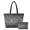Black Spider Web, variant on Tutolipy Red Fire Dragon Quilted Shoulder Bags for Travel, Portable Casual Tote Bags Handbags and Purses Set of 2 Polyester Purses and Handbags Set