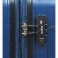 thumbnail image 4 of Dejuno Kingsley Hardside 3-Piece Spinner Luggage Set with TSA Lock - Blue (20", 26" and 30"), 4 of 5