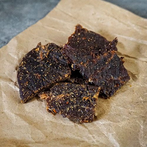 Lucky Beef Jerky Sweet & Spicy Slab Jerky - 1.5oz Bag - 4 Pack - High Protein Snack, Perfect for On-the-Go