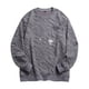 thumbnail image 5 of Sudadera con capucha holgada informal de gran tamaño con cuello redondo y gráfico de paneles de rayas otoñales para hombre, estilo urbano, con bolsillos, estilo Y2K, 5 of 5