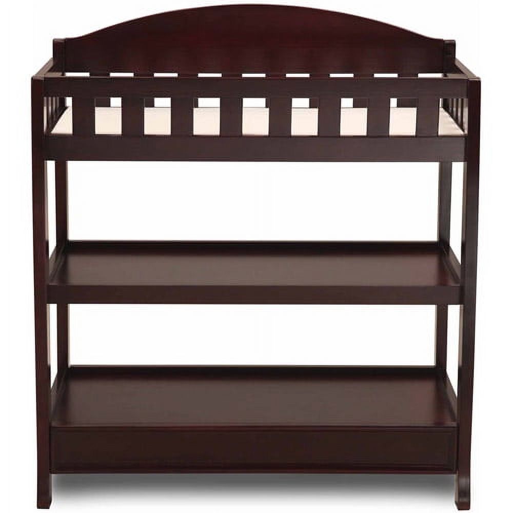 Delta Children Wilmington Changing Table with Pad, Espresso Cherry - image 4 of 5