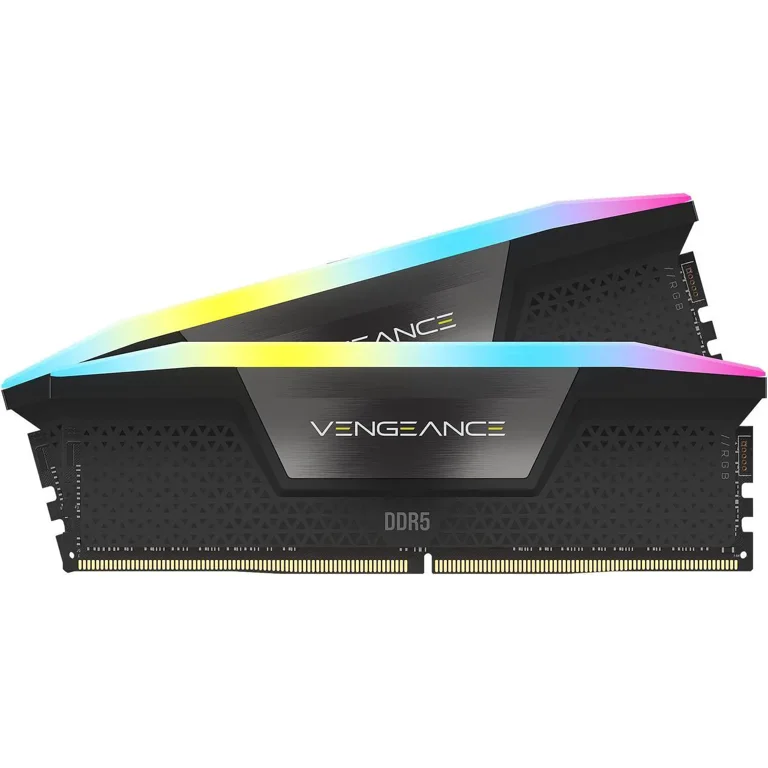 CORSAIR Vengeance RGB 64GB (2 x 32GB) DDR5 6000 PC RAM, 288-Pin