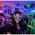 thumbnail image 4 of Alien Headband Alien Glasses Set Boppers Antenna Headband Rainbow Lens Sunglasses for Alien Theme Halloween Party Supplies, 4 of 5
