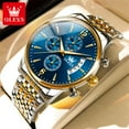 thumbnail image 1 of Original OLEVS Luxury Top Brand Quartz Watch for Men Stainless Steel Man Pilot Chronograph Waterproof Multi-function Wristwatch, 1 of 1