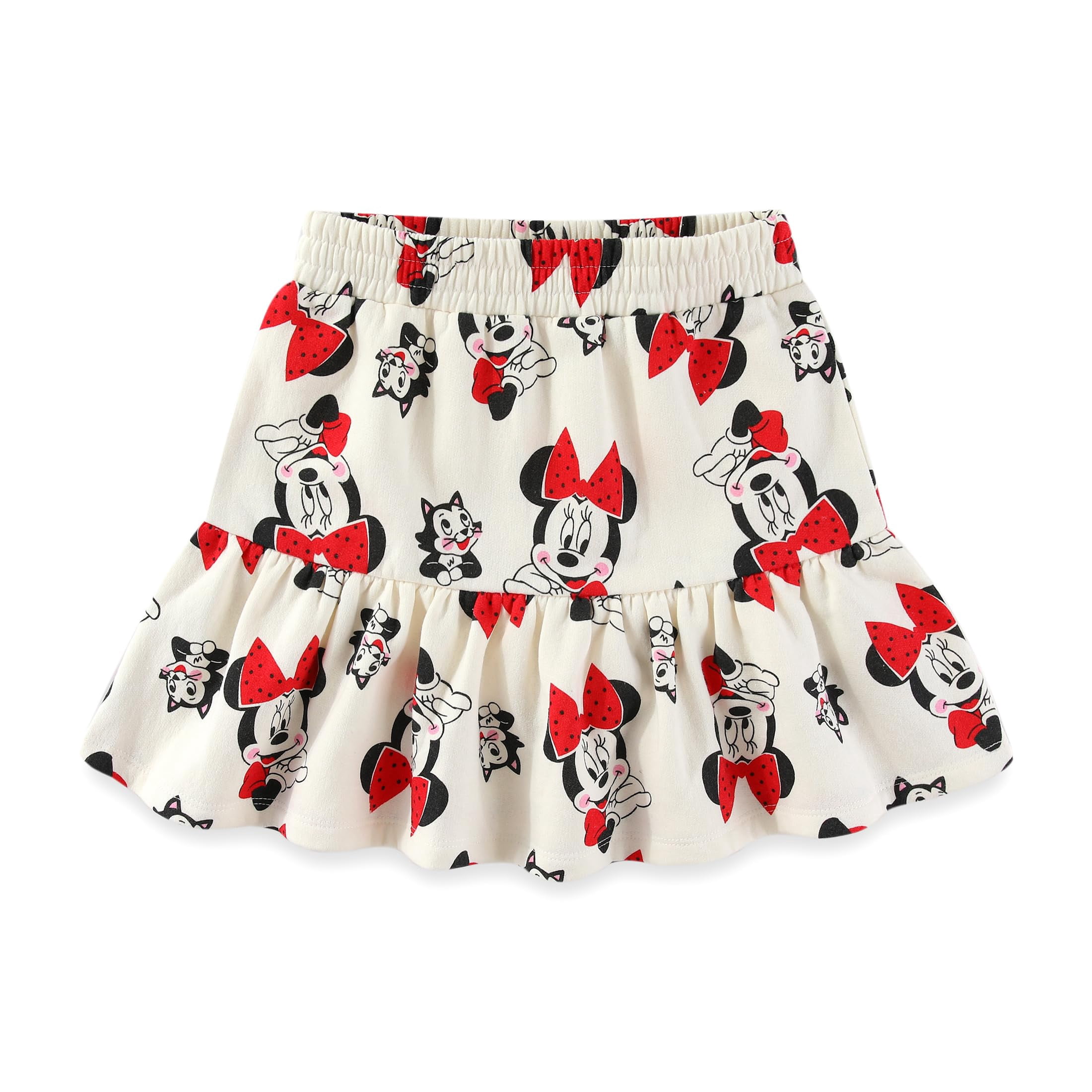 Disney Minnie Mouse Girls Fleece Sweatshirt and Skort Skirt