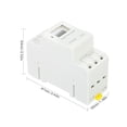 thumbnail image 2 of TFixol THC15A Digital LCD Power Programmable Timer Switch Relay 16A Amp Electronic Weekly 7 Days 16 On & Off Relay Timer Control AC/DC 12V Din Rail Mount Timing Switch, 2 of 7