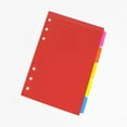 thumbnail image 6 of 6 Ring Binder Dividers Tab Dividers Loose Leaf Binder Index Separator 5 Sheets, 6 of 9