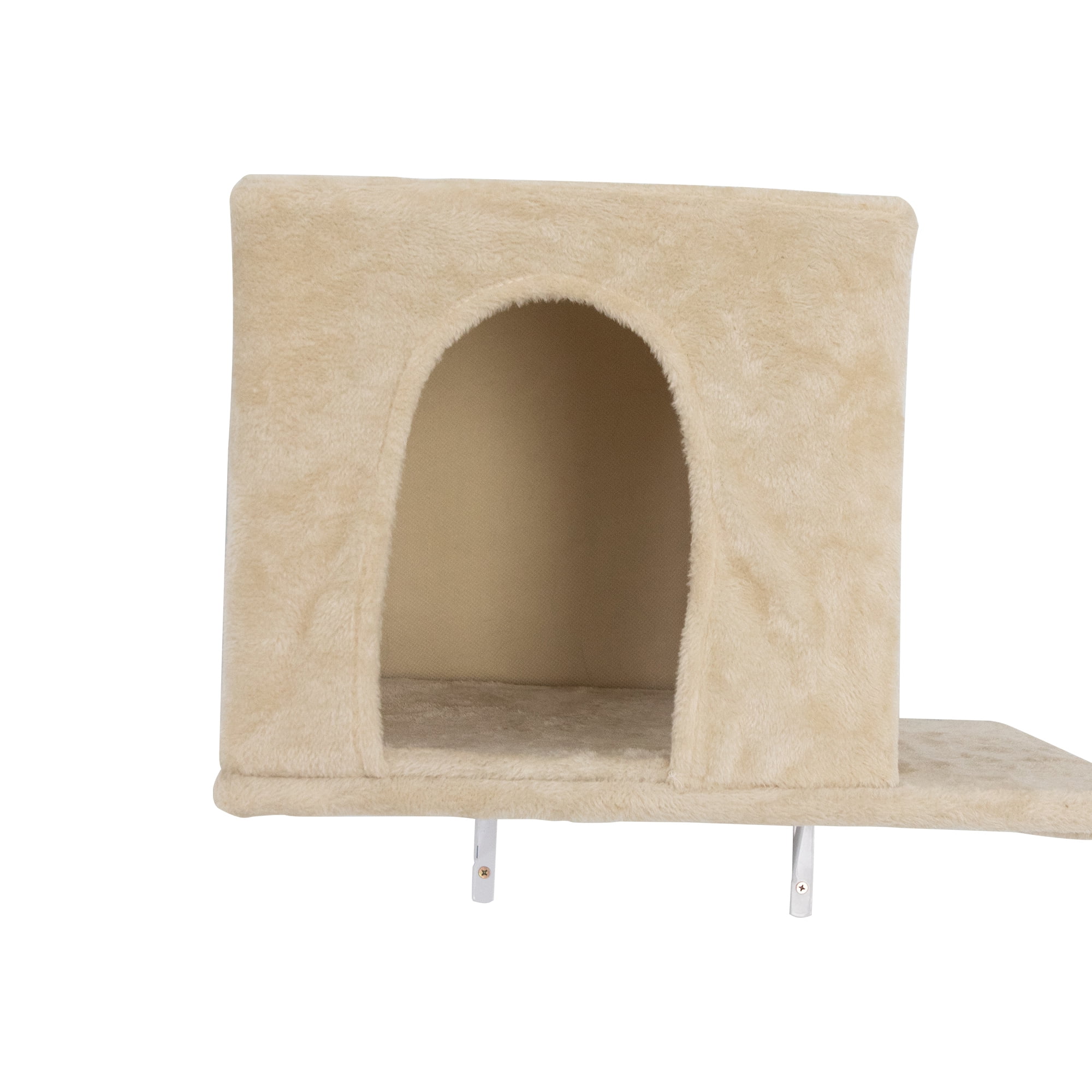 Pefilos Cat Wall Shelves and Perches Set for 6, Cat Tree House for Indoor Cats, Modern Furniture for Cat Sleeping Playing Lounging Climbing Cat Condos, Beige Pefilos Cat Wall Shelves and Perches Set for 6, Cat Tree House for Indoor Cats, Modern Furniture for Cat Sleeping Playing Lounging Climbing Cat Condos, Beige