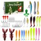 thumbnail image 2 of Calendario Adviento Pesca 2024 Juego Señuelos Regalos Navidad para Hombres () Rojo, 2 of 5