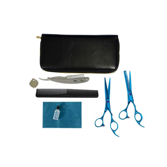Set de Tijeras Profesional Gran Shopping, Acero Inoxidable azul Gran Shopping AT17635