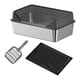 thumbnail image 4 of Caja de arena para gatos Salvador acero inoxidable inodoro para gatos interior negro alto, 4 of 10