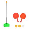 thumbnail image 1 of KAKOWELY Table Tennis Trainer 1 Set Table Tennis Device Elastic Table Tennis Training Appliance Sports Training Device Educational Plaything for Boys Girls (Green), 1 of 5