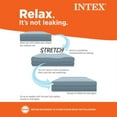 Intex 8in Twin SuperTough Air Mattress Bed with BuiltIn Battery Pump, Batteries Not Included