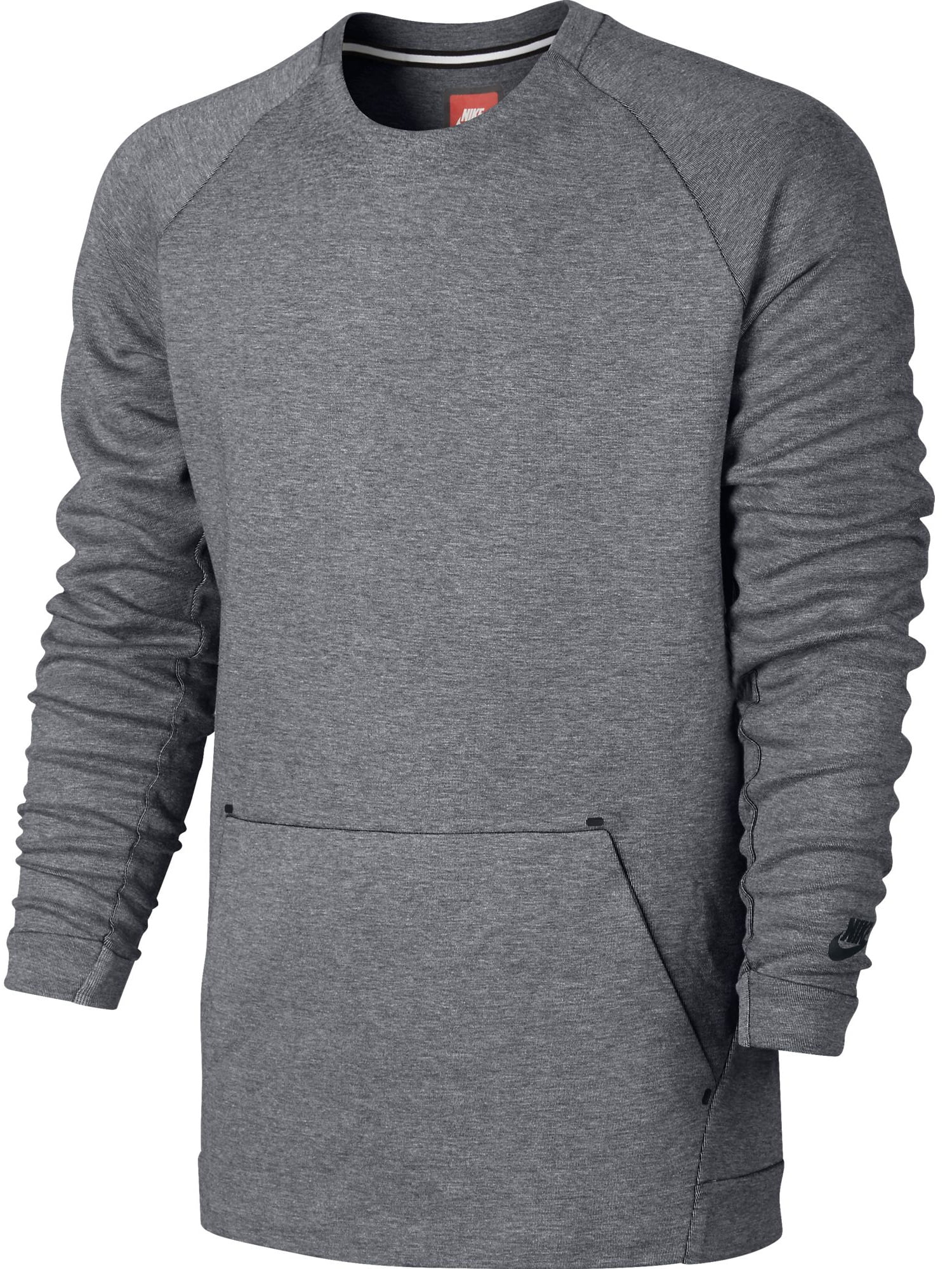 Nike Sportswear Tech Fleece Crew Neck Men's Sweatshirt Grey 805140-091 ...