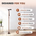 thumbnail image 7 of BeneCane Folding Cane for Men and Women, Lightweight Quad Cane for Seniors, Adjustable Aluminum Walking Cane with Self-Standing Base and Travel Bag, 7 of 7