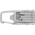 thumbnail image 2 of Folding Outdoor Multi Tool, Multifunctional Stainless Steel Ruler Screwdriver Bit Portable Keychain Multitool for Daily Use, 2 of 5