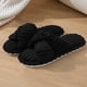 thumbnail image 3 of Invierno para hombre y mujer zapatos cálidos antideslizantes y esponjosos (negro 40-41 para 39-40), 3 of 8