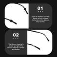 thumbnail image 5 of 40 Pcs Crochets d'Oreille Antidérapants en Forme Ovale Confortables pour Lunettes, 5 of 5