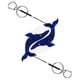 thumbnail image 1 of Whale Keychain Pendant Acrylic for Bags Dark Blue Animal Theme Key 2Pcs, 1 of 5