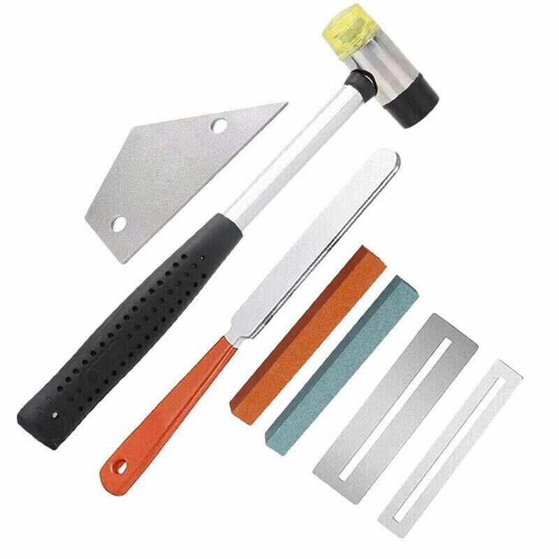 Guitar Luthier Tools Hammer File Fret Crowning Rocker Grinding Straight Edge