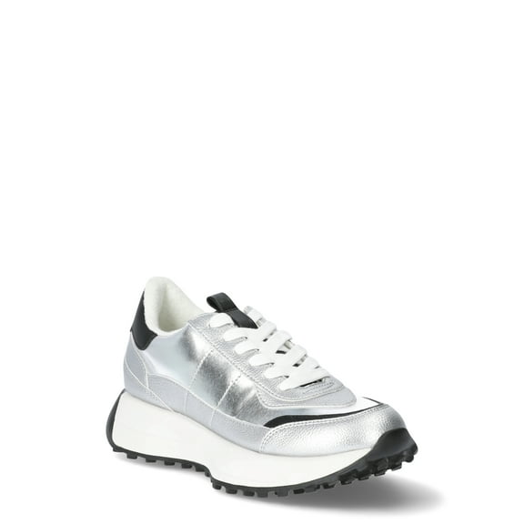 No Boundaries Women's Retro-Inspired Sneakers